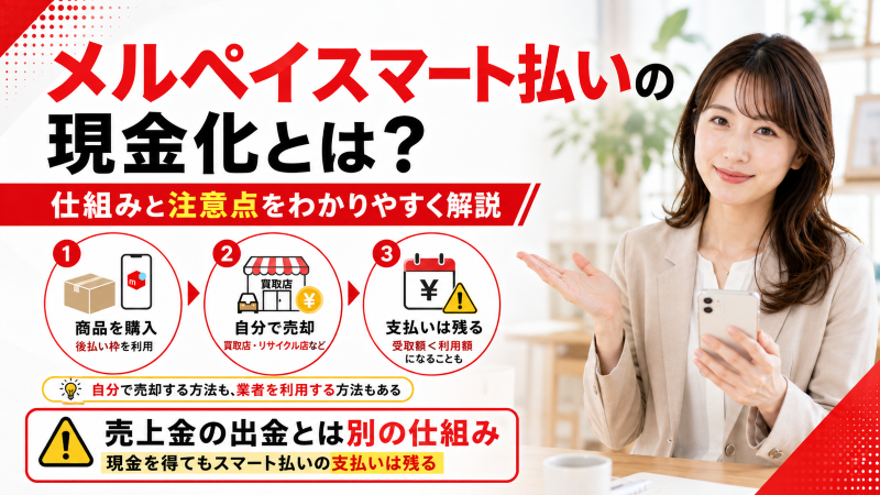 メルペイスマート払い現金化とは
